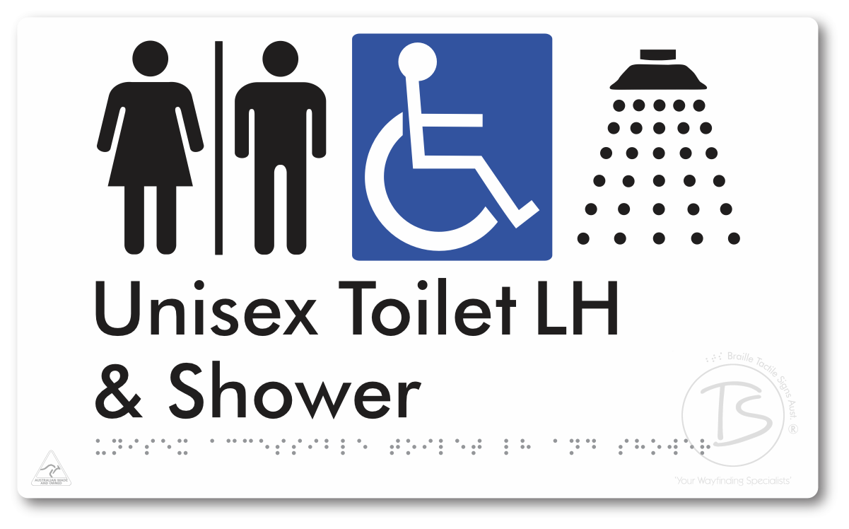 Unisex Accessible Toilet LH & Shower with Air Lock