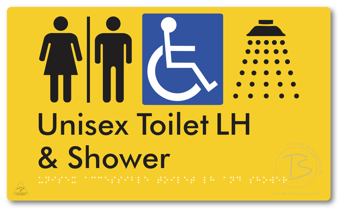 Unisex Accessible Toilet LH & Shower with Air Lock