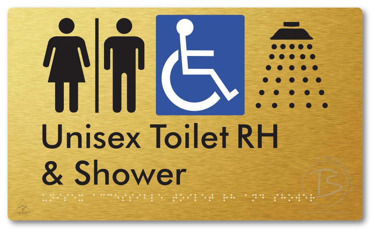 Unisex Accessible Toilet RH & Shower with Air Lock