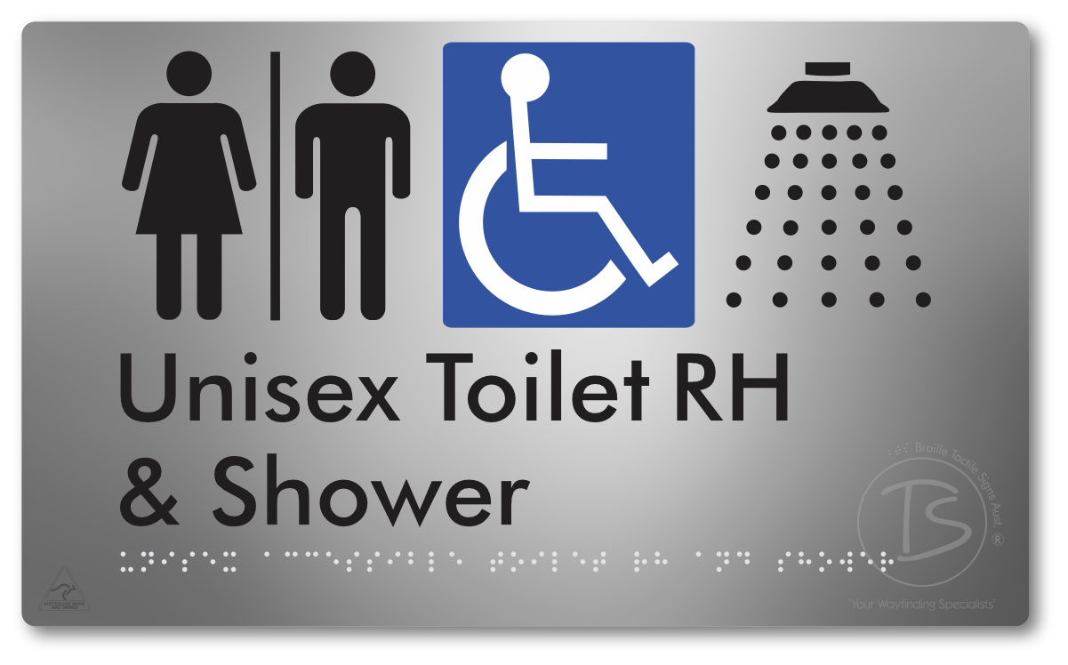 Unisex Accessible Toilet RH & Shower with Air Lock