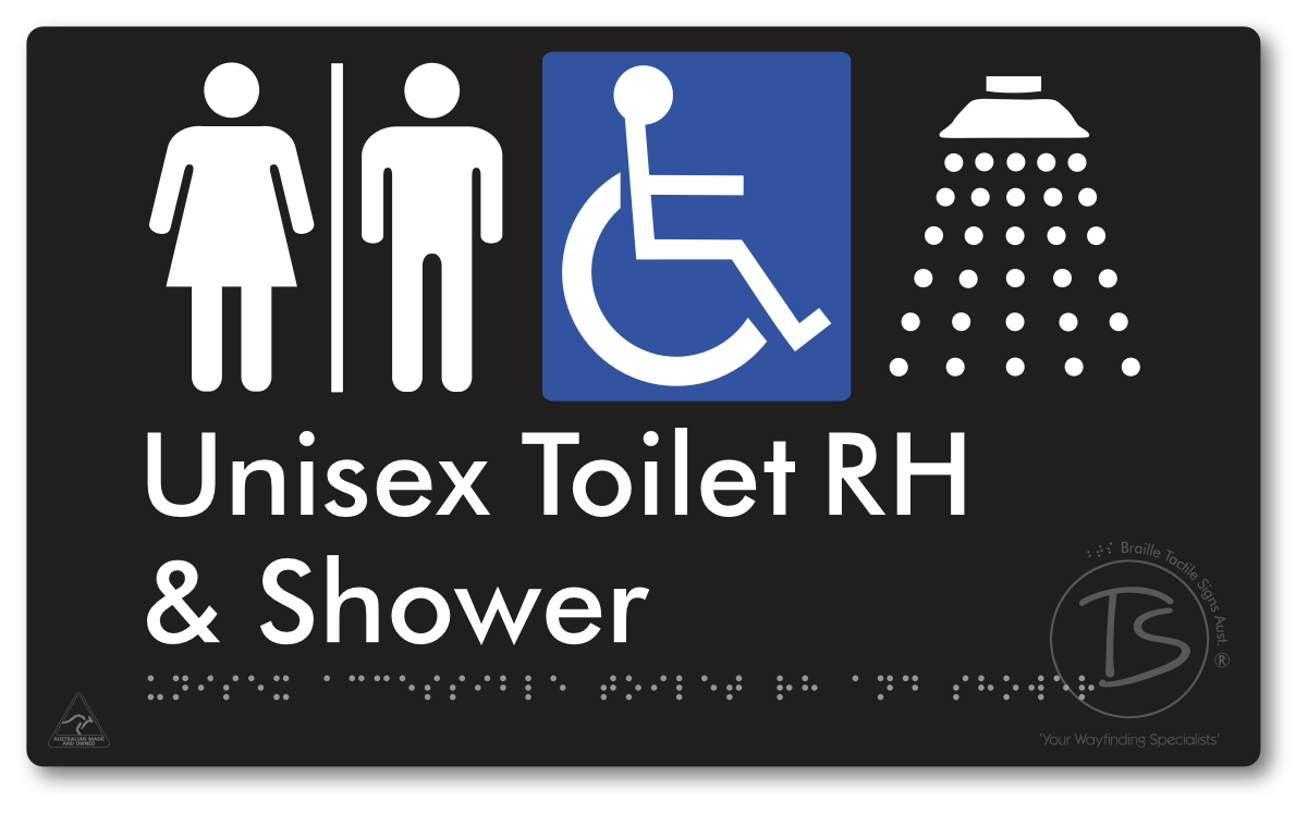 Unisex Accessible Toilet RH & Shower with Air Lock