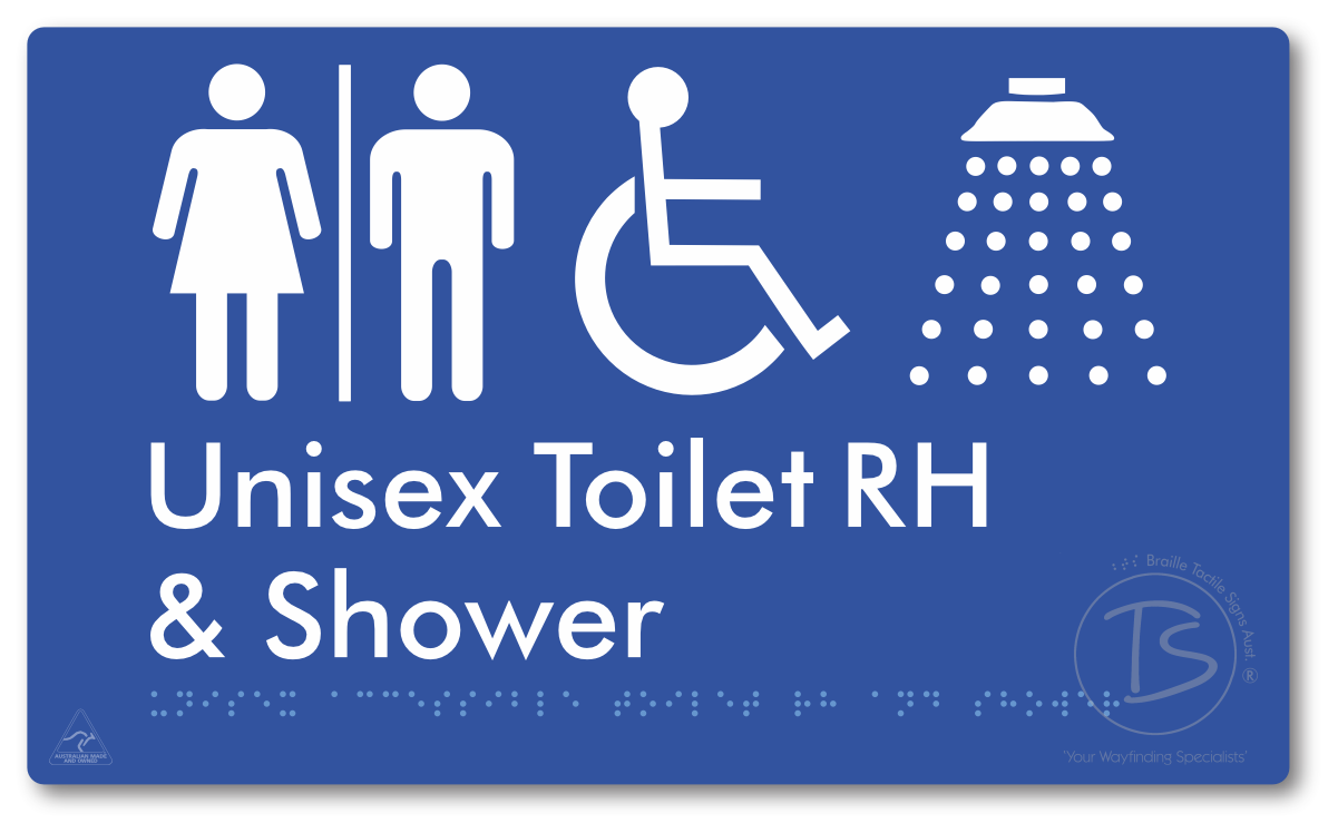 Unisex Accessible Toilet RH & Shower with Air Lock