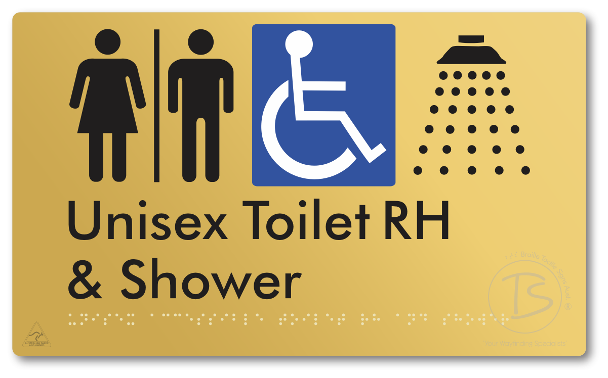 Unisex Accessible Toilet RH & Shower with Air Lock