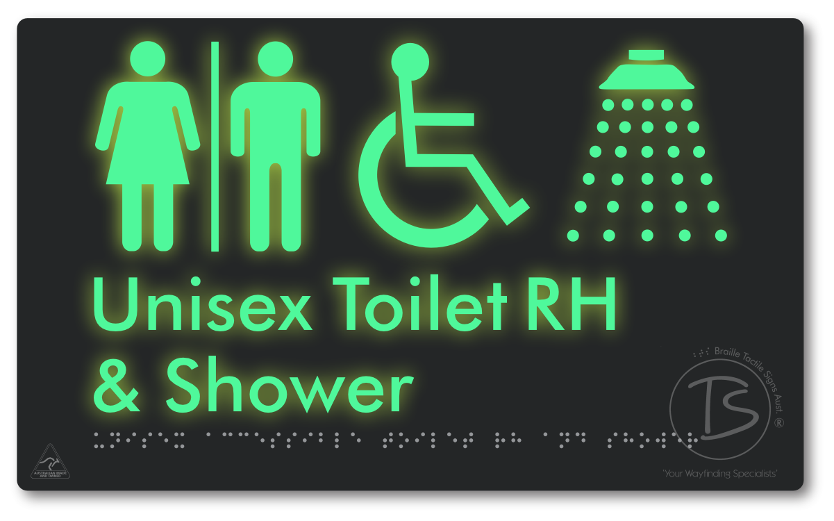 Unisex Accessible Toilet RH & Shower with Air Lock