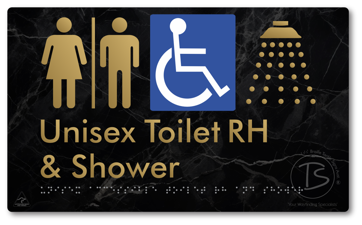 Unisex Accessible Toilet RH & Shower with Air Lock