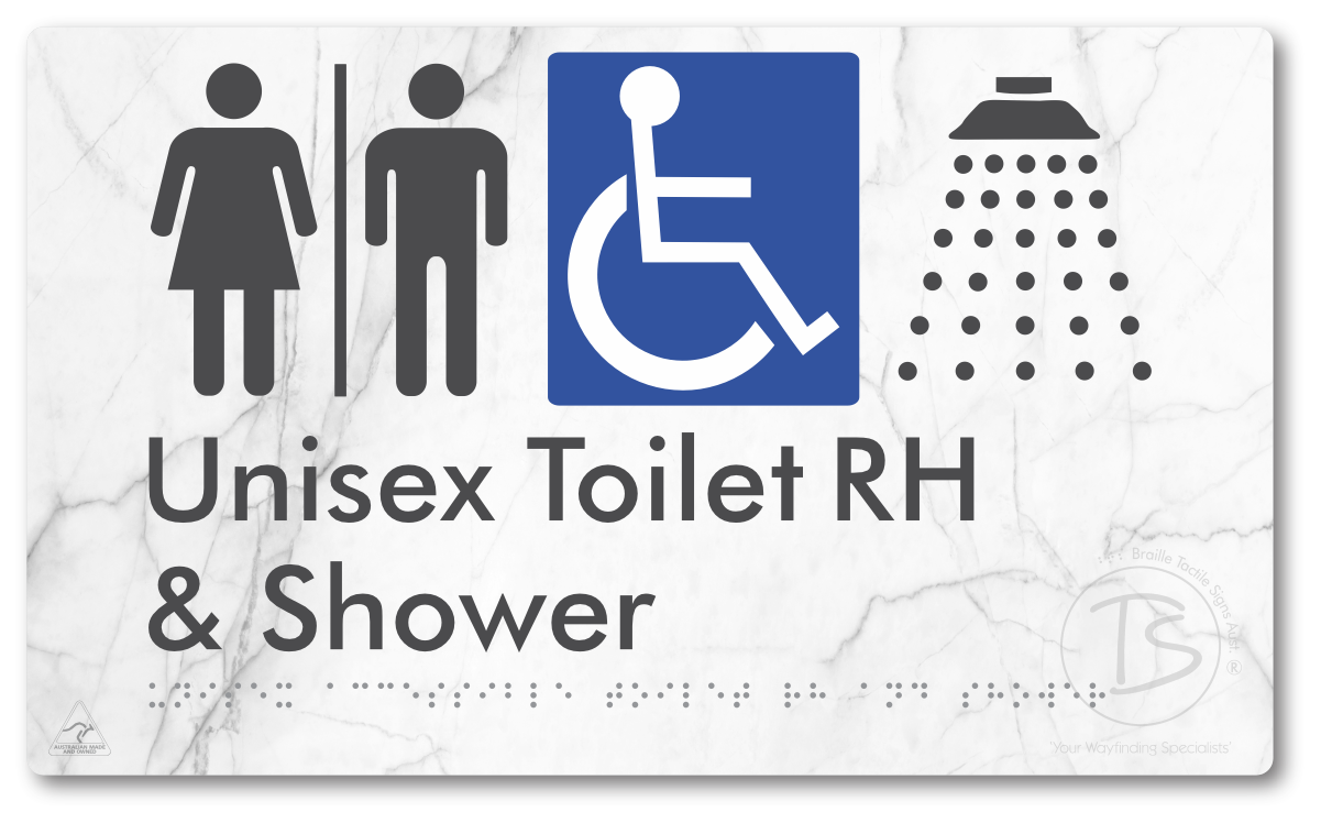 Unisex Accessible Toilet RH & Shower with Air Lock
