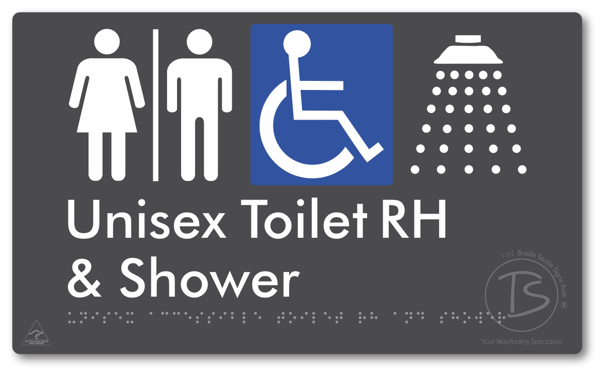 Unisex Accessible Toilet RH & Shower with Air Lock