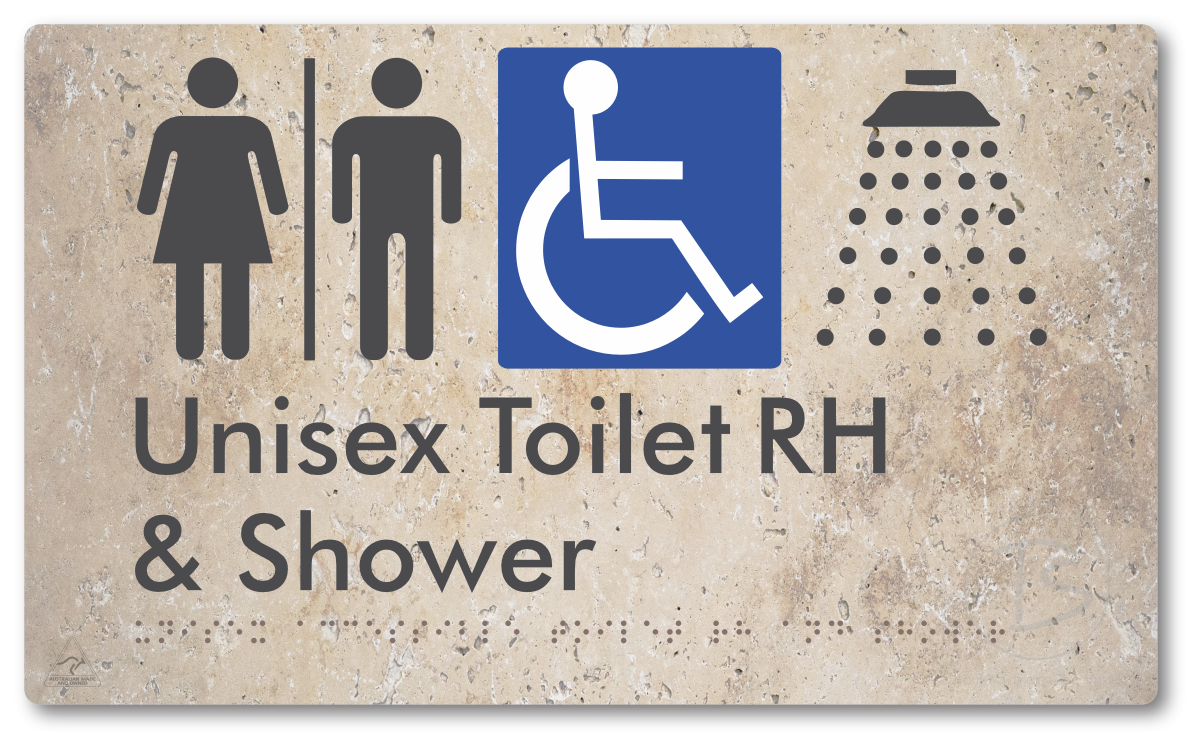 Unisex Accessible Toilet RH & Shower with Air Lock