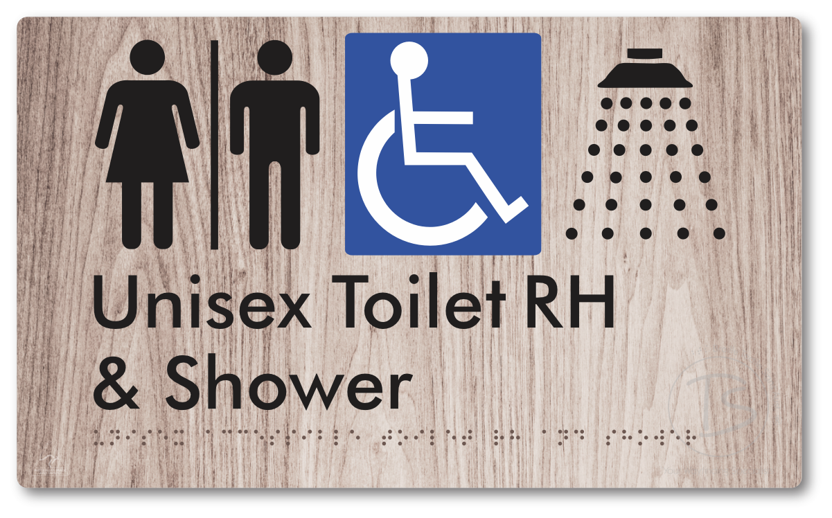 Unisex Accessible Toilet RH & Shower with Air Lock