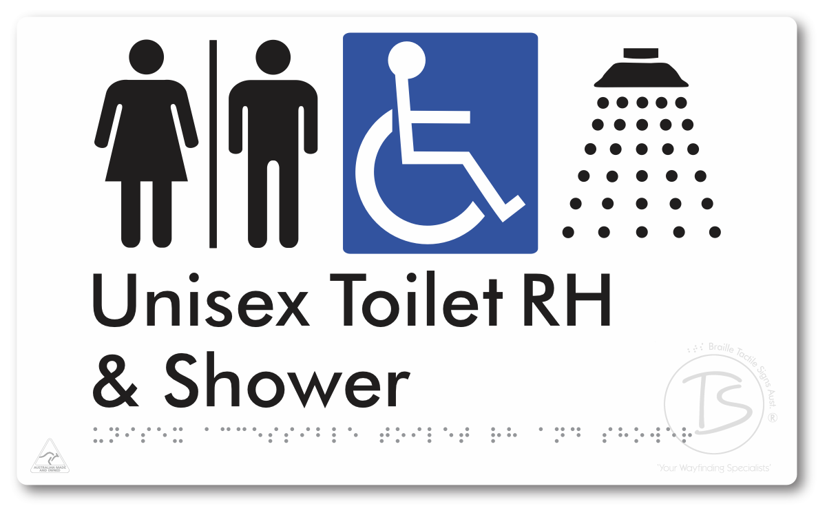 Unisex Accessible Toilet RH & Shower with Air Lock