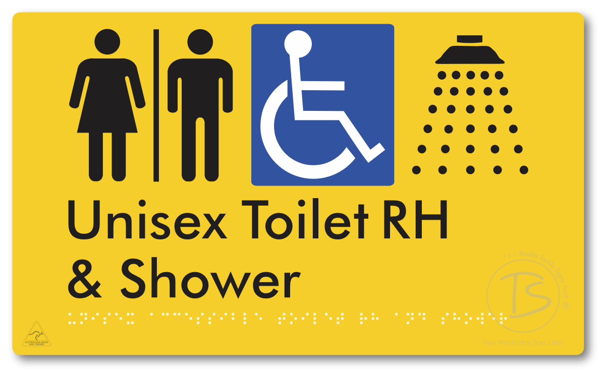 Unisex Accessible Toilet RH & Shower with Air Lock