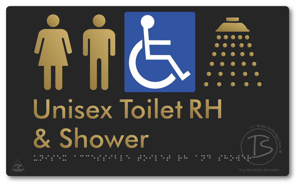 Unisex Accessible Toilet RH & Shower