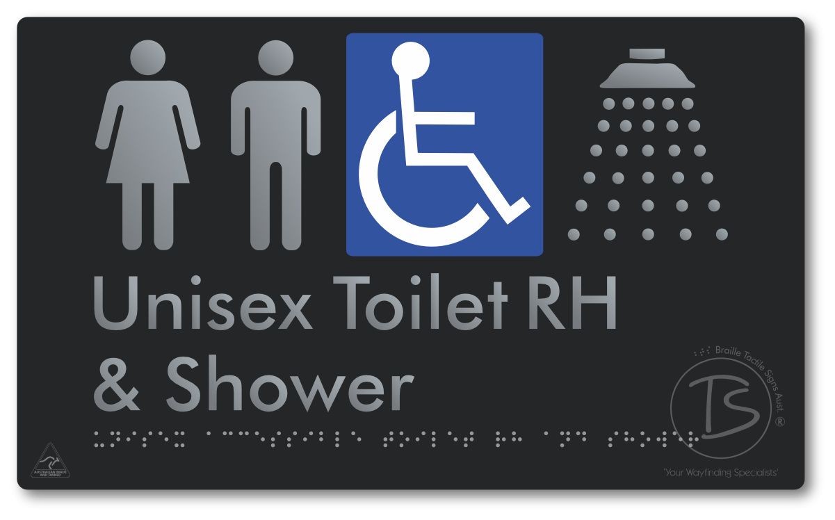 Unisex Accessible Toilet RH & Shower