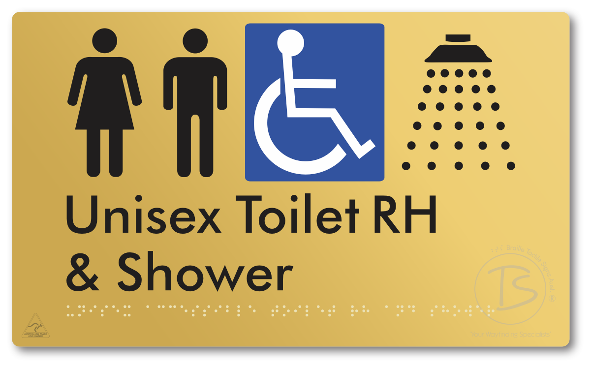 Unisex Accessible Toilet RH & Shower