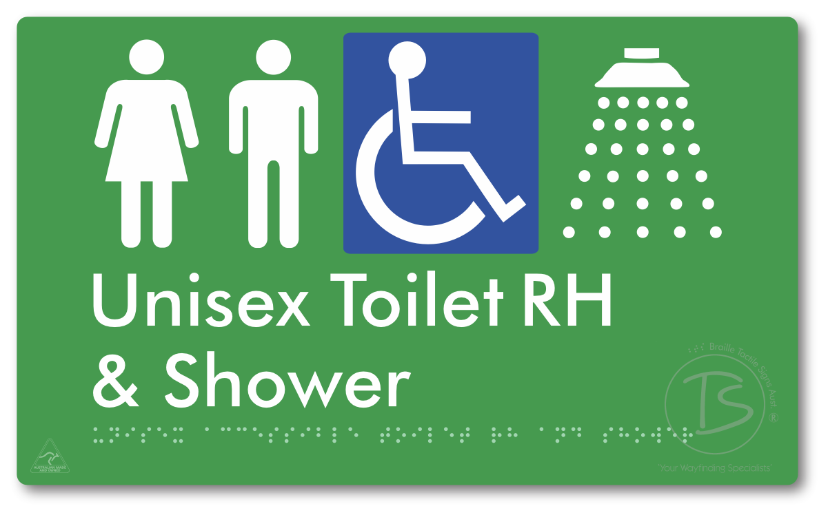 Unisex Accessible Toilet RH & Shower