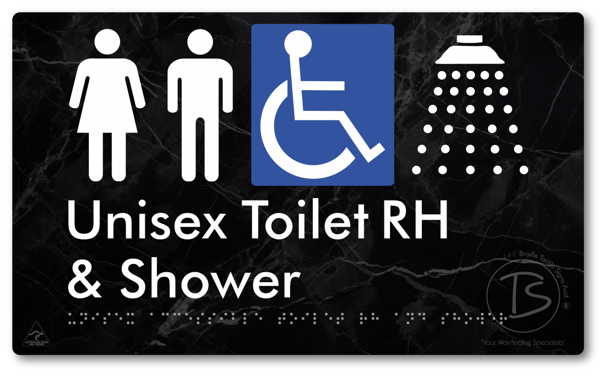 Unisex Accessible Toilet RH & Shower