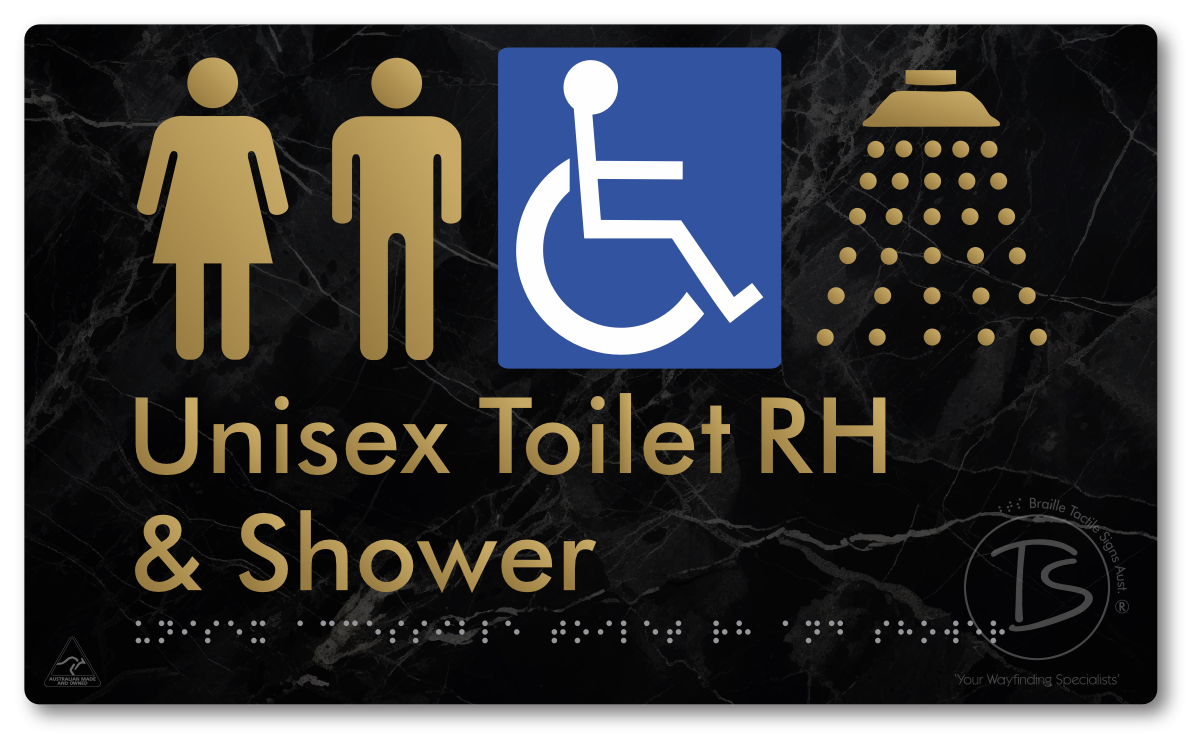 Unisex Accessible Toilet RH & Shower