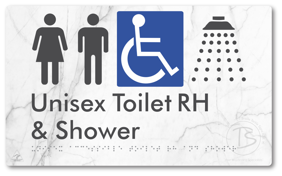 Unisex Accessible Toilet RH & Shower