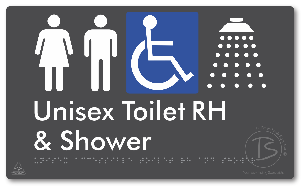 Unisex Accessible Toilet RH & Shower
