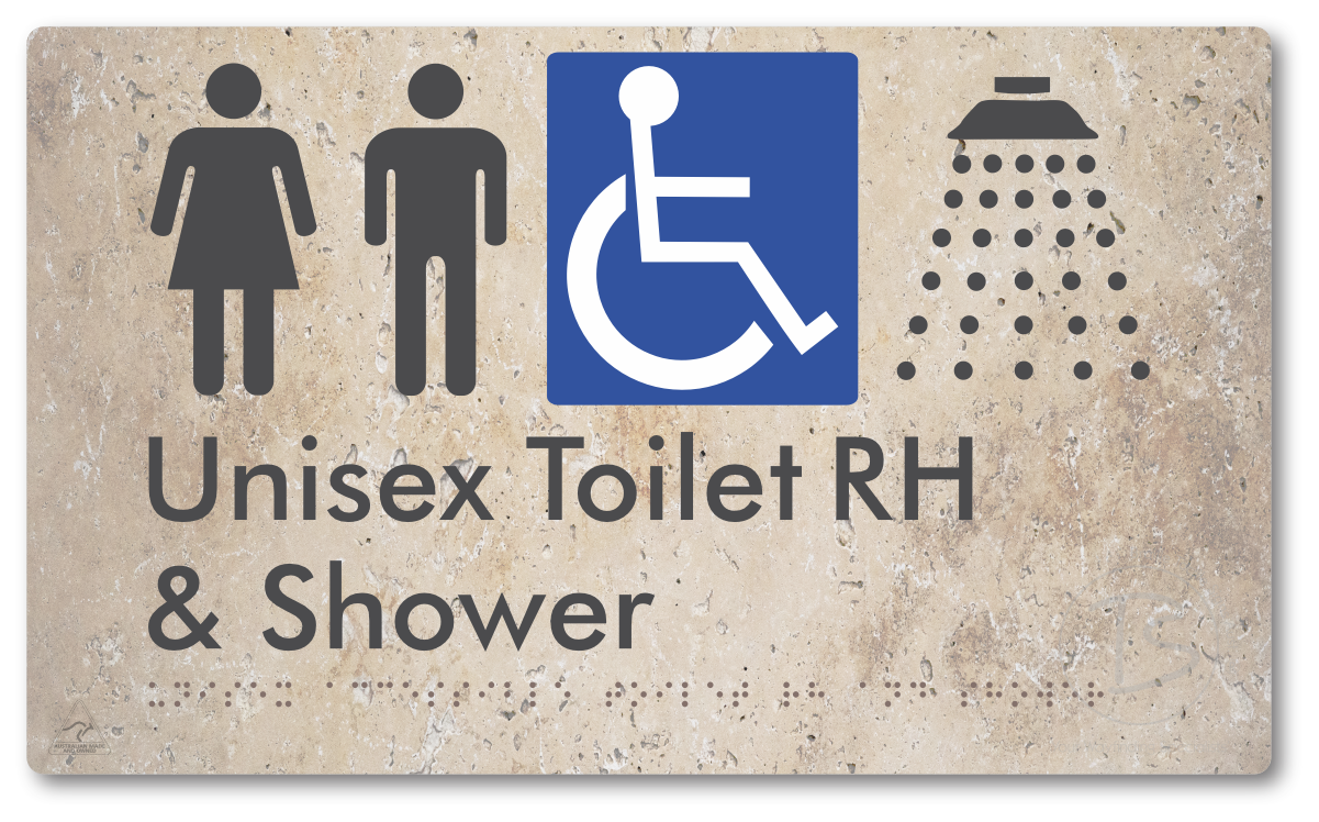 Unisex Accessible Toilet RH & Shower