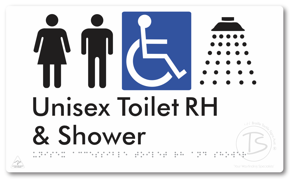 Unisex Accessible Toilet RH & Shower