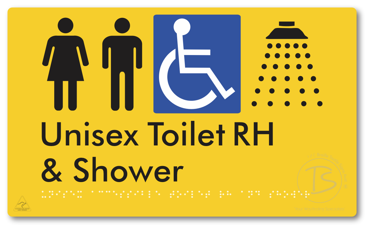 Unisex Accessible Toilet RH & Shower