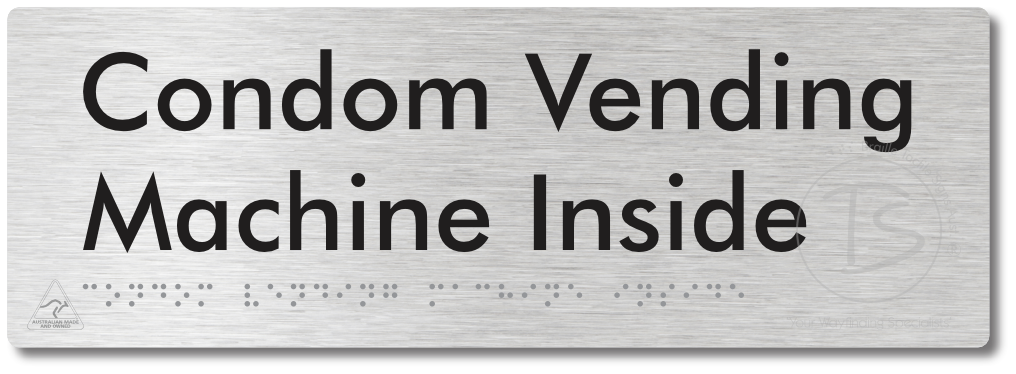 Condom Vending Machine Inside