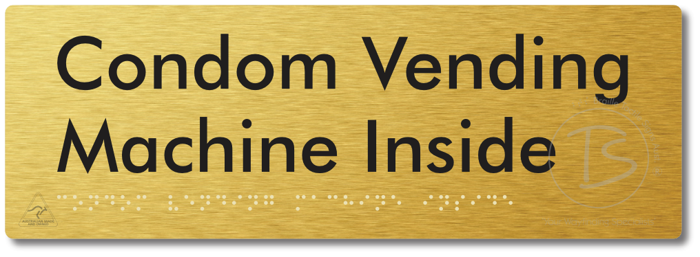 Condom Vending Machine Inside