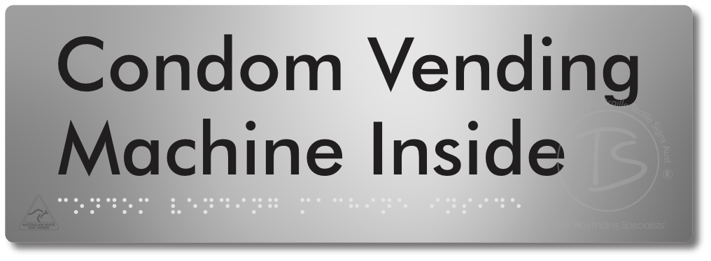 Condom Vending Machine Inside