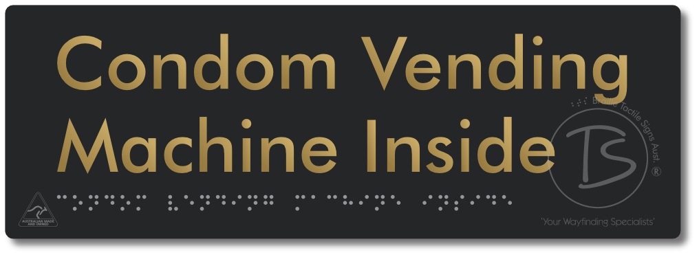 Condom Vending Machine Inside
