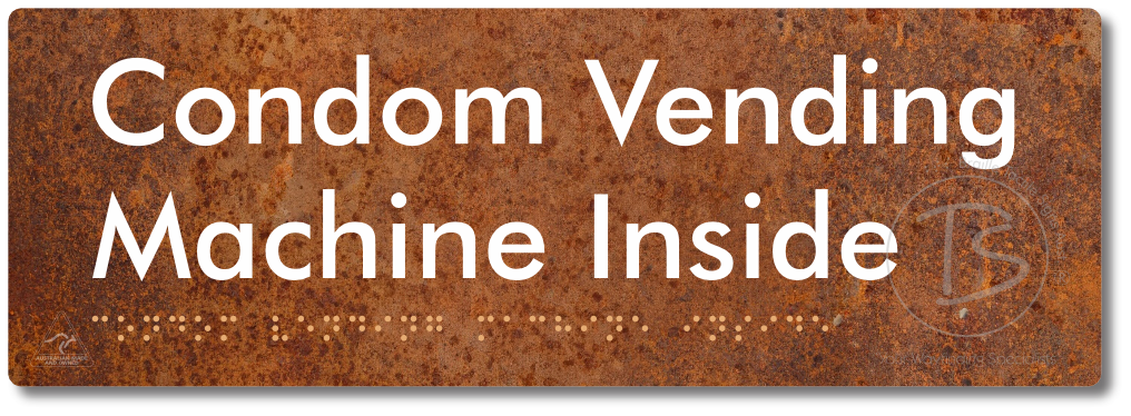 Condom Vending Machine Inside