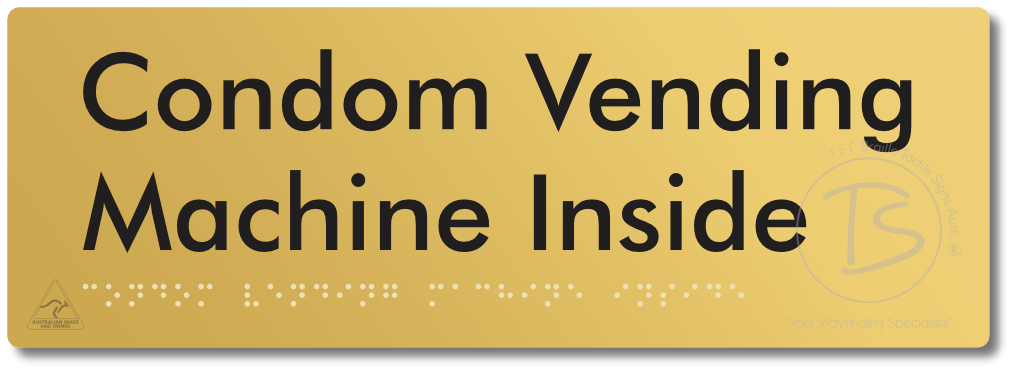 Condom Vending Machine Inside