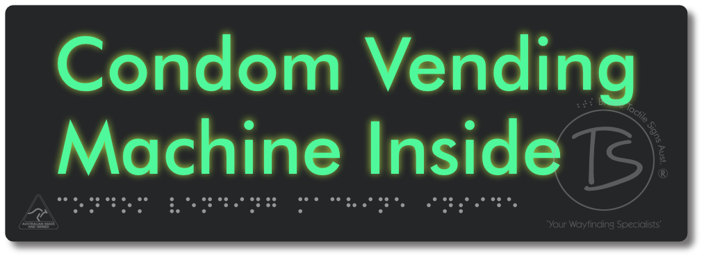 Condom Vending Machine Inside