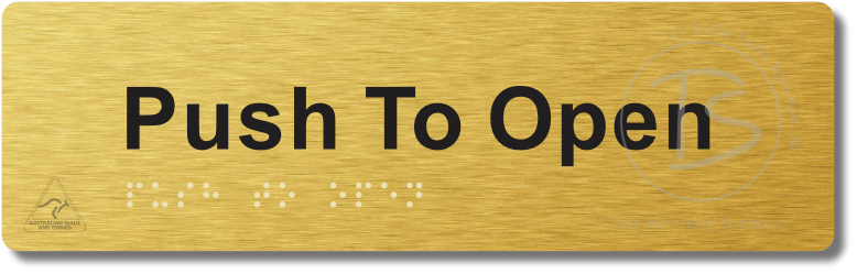 Push To Open