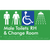 Male Toilets with Ambulant Cubicle Accessible Toilet RH, Shower and Change Room