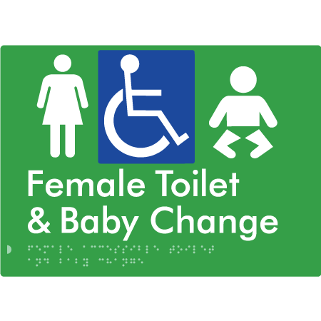 Female Accessible Toilet & Baby Change