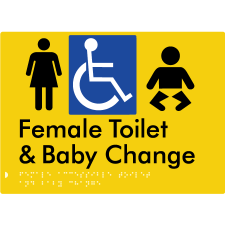 Female Accessible Toilet & Baby Change