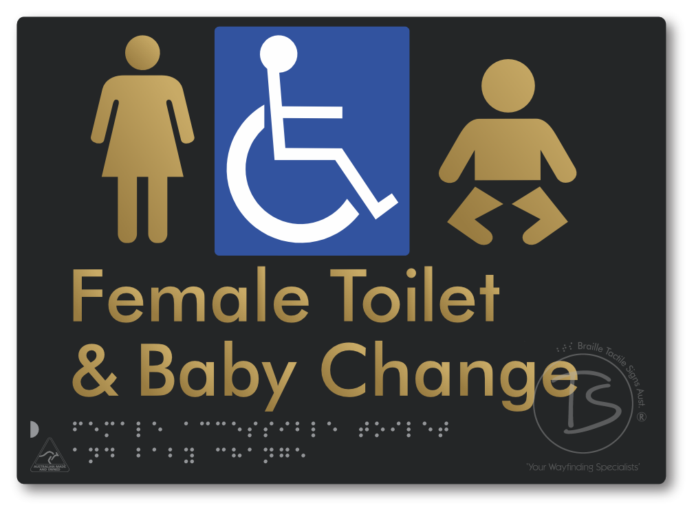 Female Accessible Toilet & Baby Change