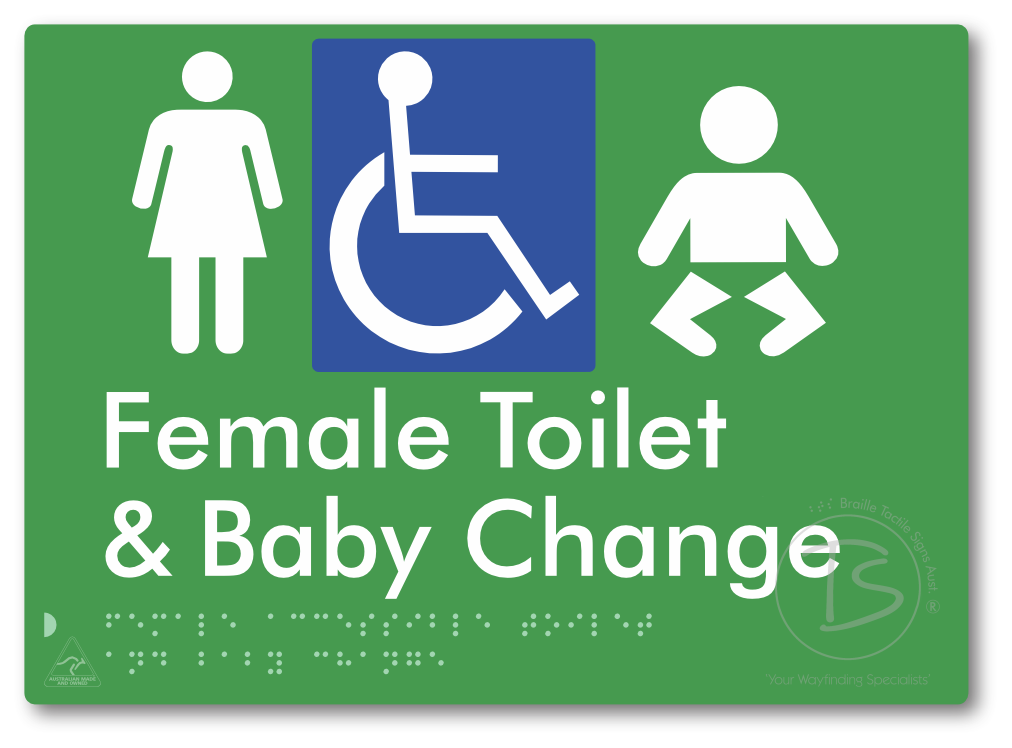 Female Accessible Toilet & Baby Change