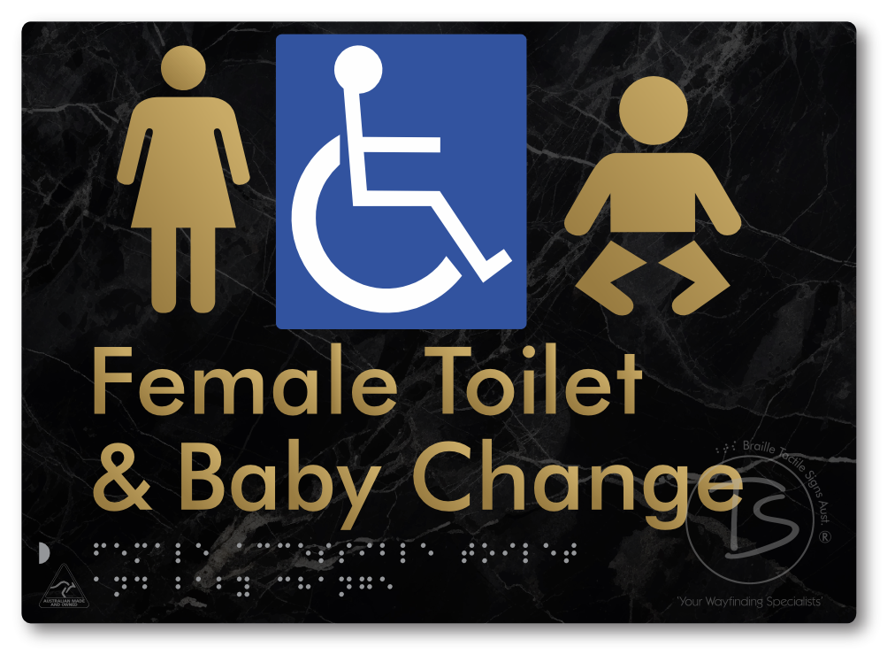 Female Accessible Toilet & Baby Change