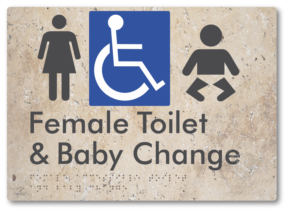 Female Accessible Toilet & Baby Change