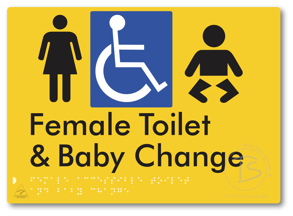 Female Accessible Toilet & Baby Change