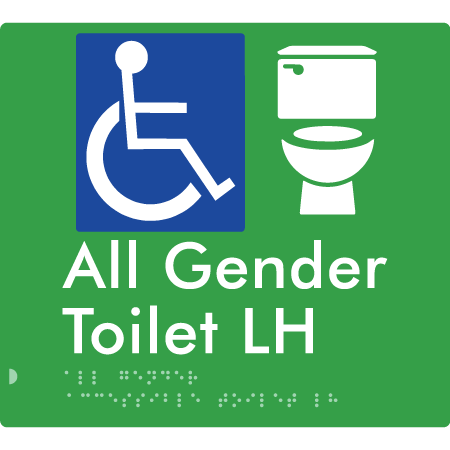 All Gender Accessible Toilet LH / RH