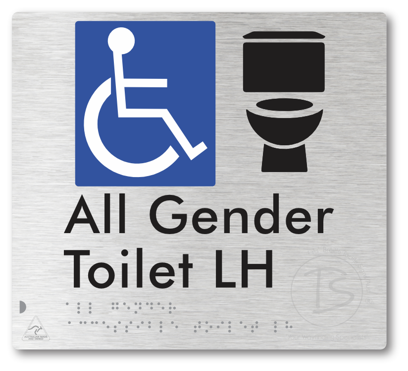 All Gender Accessible Toilet LH or RH