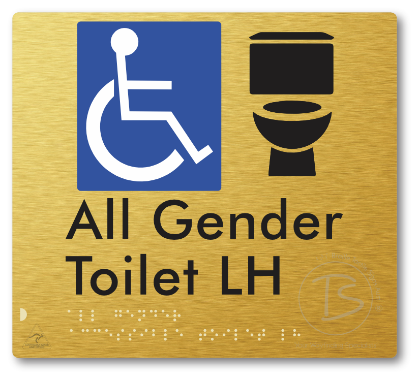 All Gender Accessible Toilet LH or RH