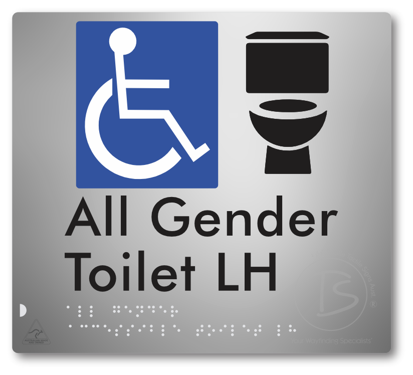 All Gender Accessible Toilet LH or RH