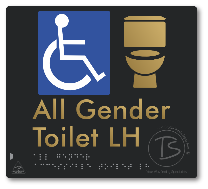 All Gender Accessible Toilet LH or RH