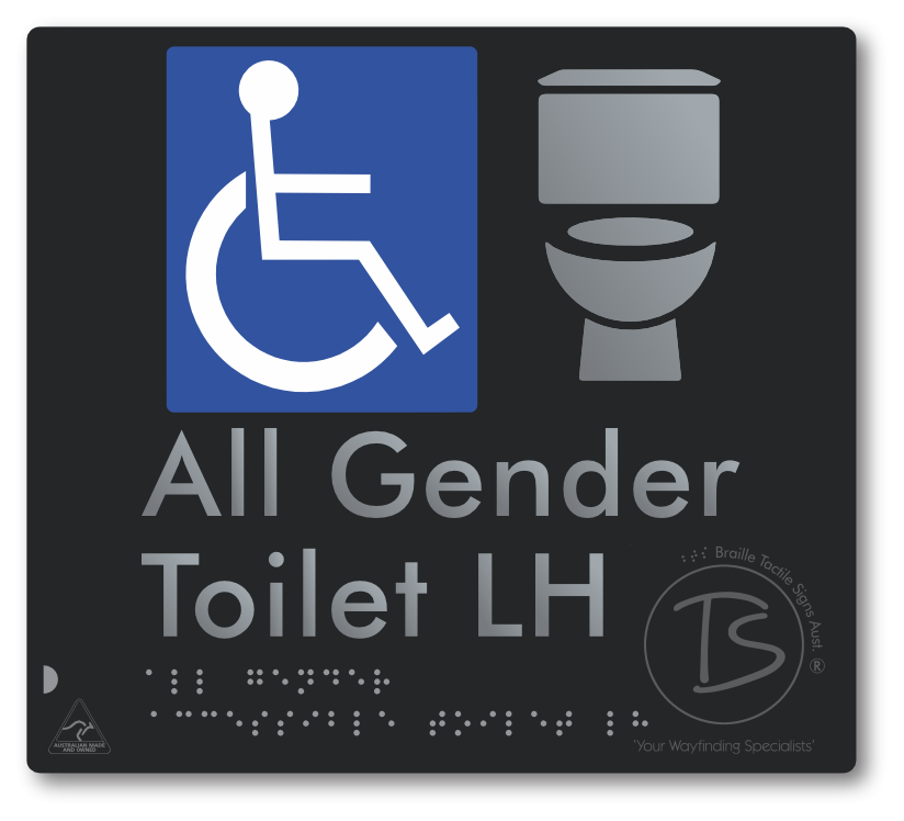 All Gender Accessible Toilet LH or RH