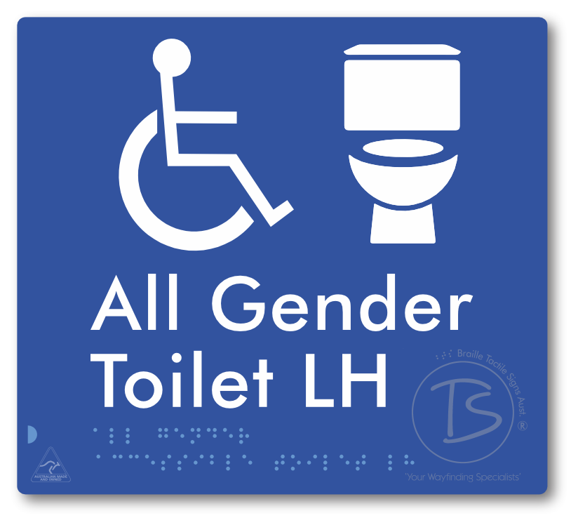 All Gender Accessible Toilet LH or RH