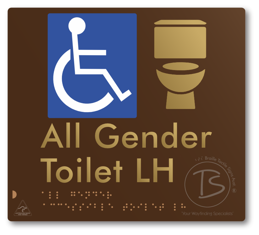 All Gender Accessible Toilet LH or RH